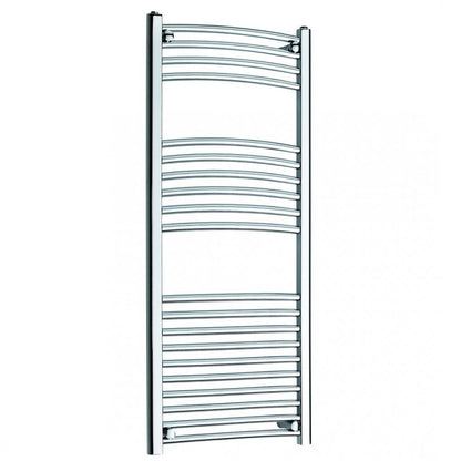 25mm Curved Towel Rail 400mm x 1000mm - Chrome