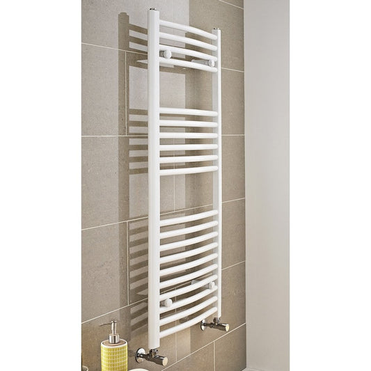 Curved Towel Rail 600mm x 800mm White