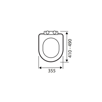 Asiento envolvente Slim D (UF)