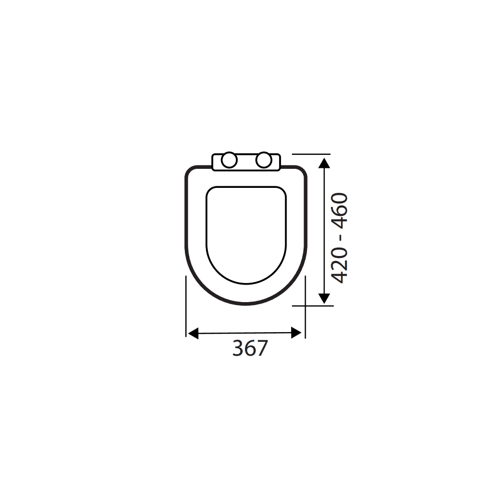 Standard D Wrapover Seat (PP)