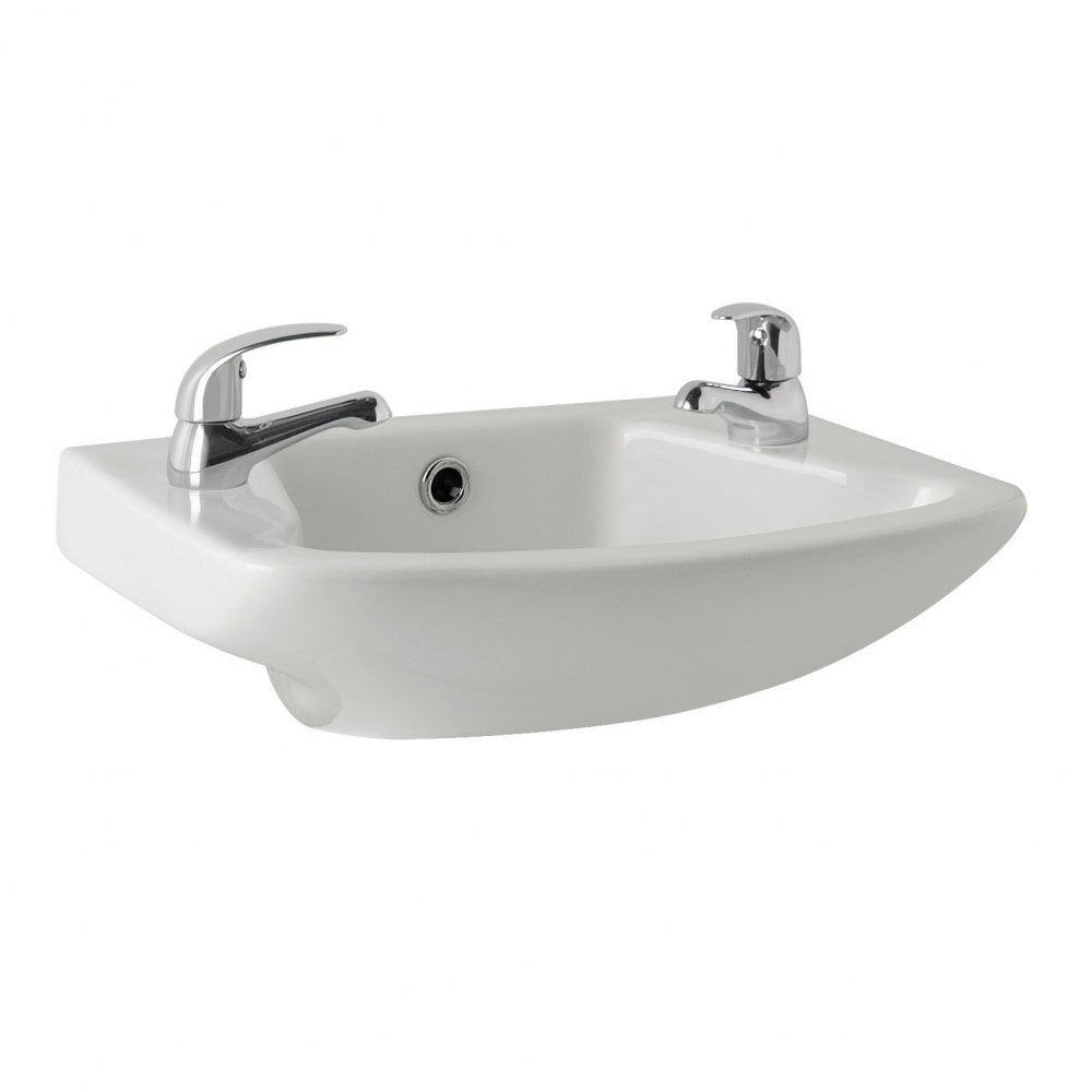 G4K Cloakroom 2TH Basin 465mm