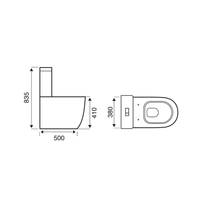 Genoa Round Rimless Pan (Closed Back)