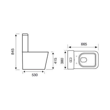 Genoa Square C/C Pan (Closed Back)