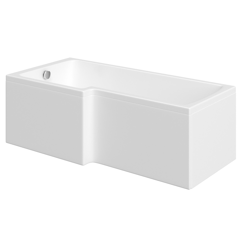 Elite 1500mm L Shaped Bath L/H With Legs