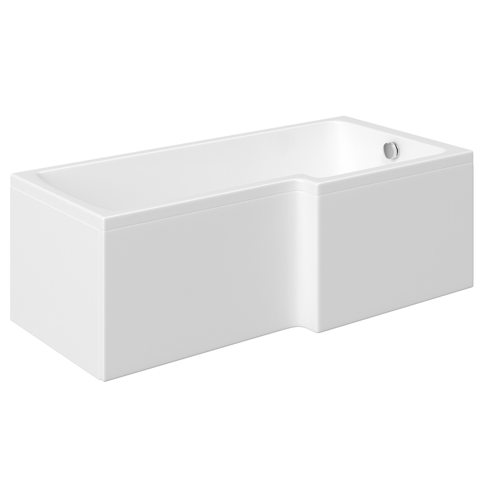 Elite 1500mm L Shaped Bath R/H With Legs