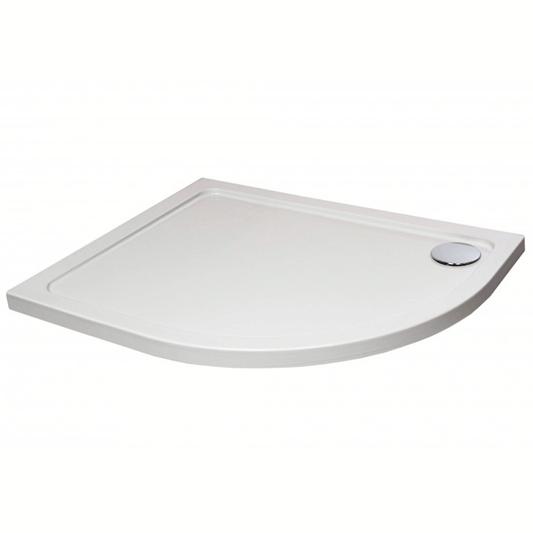 K-Vit 1000 x 800mm RH Offset Quad Low Profile Tray