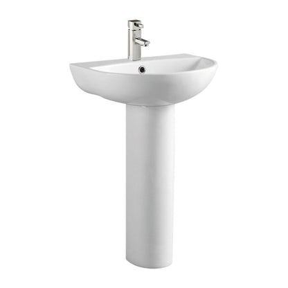 Essential Bathroom Option 4 (With Basin & Bath Pillar Taps)