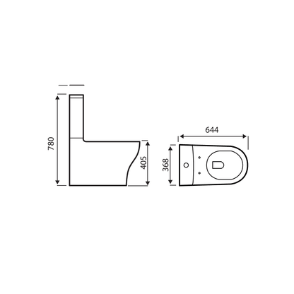 Kameo C/C Close To Wall Pan