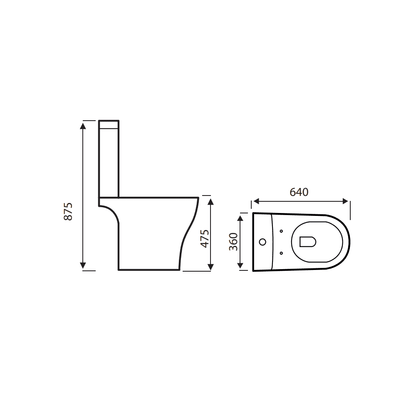 Poêle Kameo Comfort Height C/C