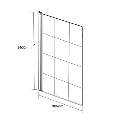 Krittal Bath Screen