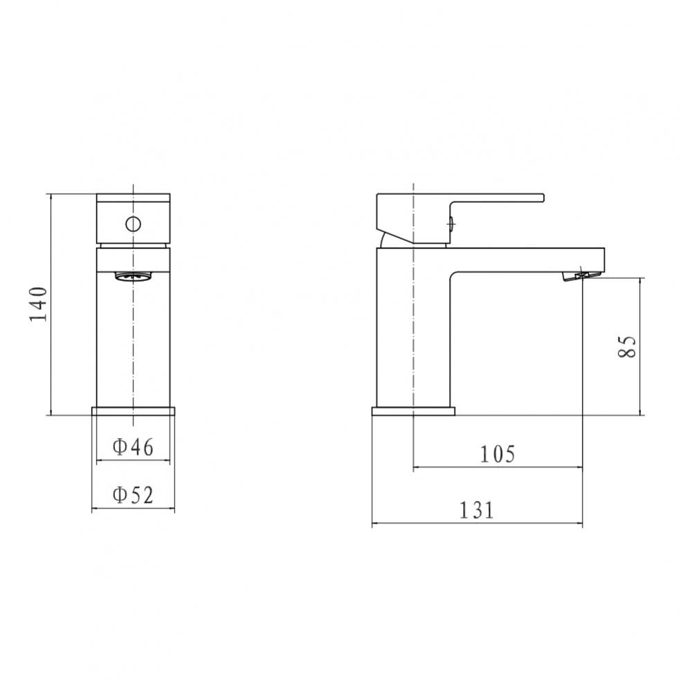 Mitigeur de lavabo mono Logik