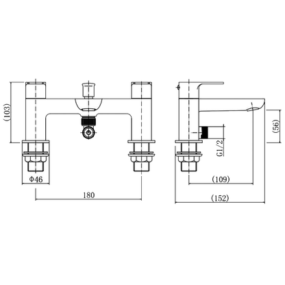 Mirage Bath Shower Mixer