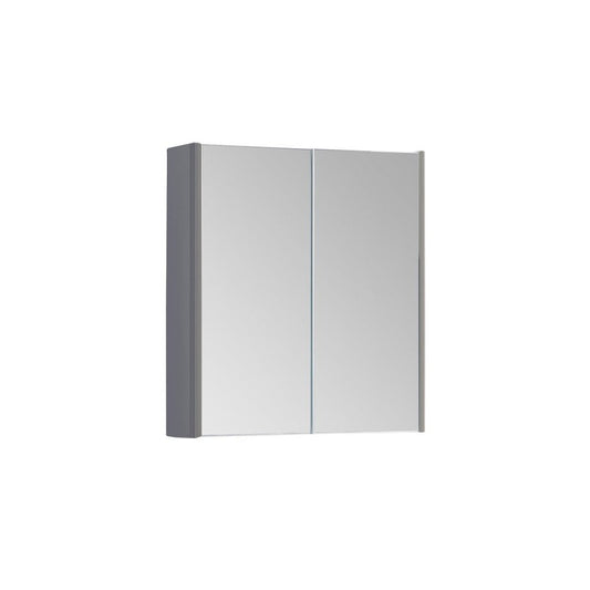 Opciones Armario con espejo 500 mm gris basalto