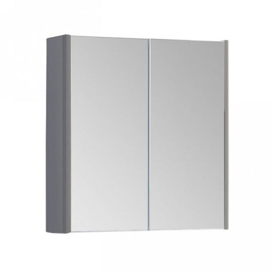 Opciones Armario con espejo 600 mm gris basalto