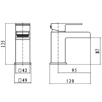 Phase Mono Basin Mixer