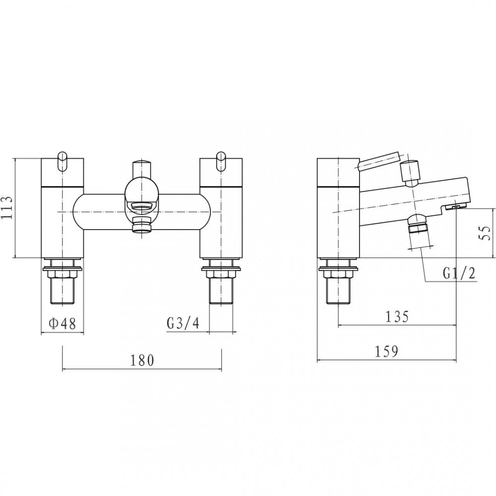 Plan Bath Shower Mixer