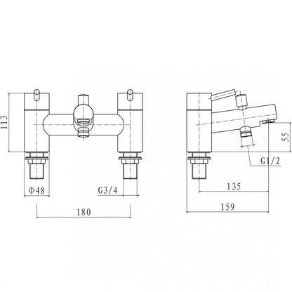 Plan Bath Shower Mixer