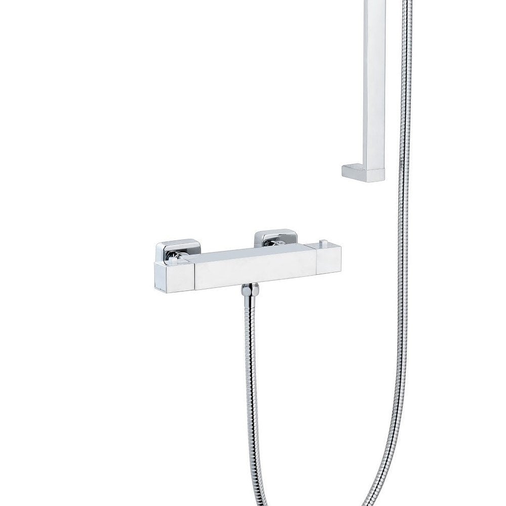 Pure Thermostatic Bar Shower with Adjustable Slide Rail Kit