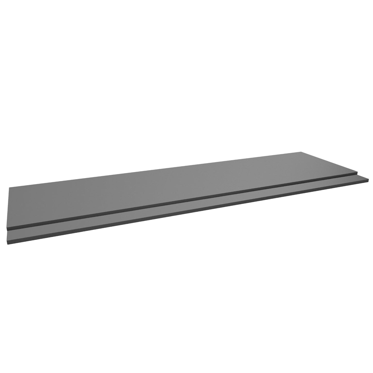 Purity 1700mm 2 Piece Front Panel Storm Grey Gloss