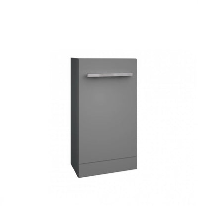 Purity Floor Standing Cloakroom Unit Storm Grey Gloss