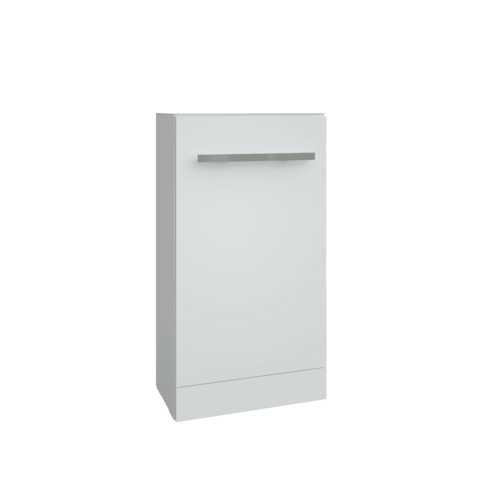 Purity Floor Standing Cloakroom Unit White