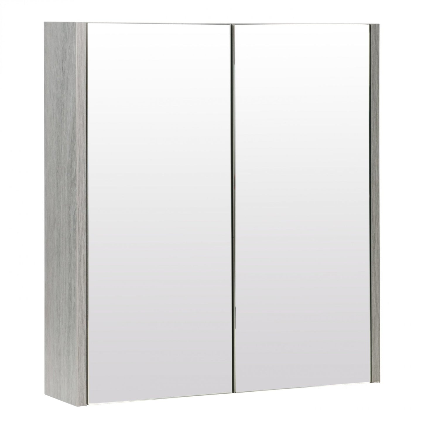 Purity 600mm Mirror Cabinet Silver Oak