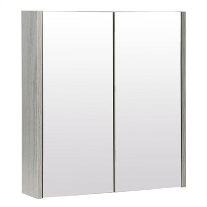 Armoire à miroir Purity 600 mm Chêne argenté