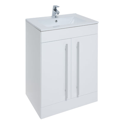 Purity 390. 500mm 2 Door Floor Standing Unit White