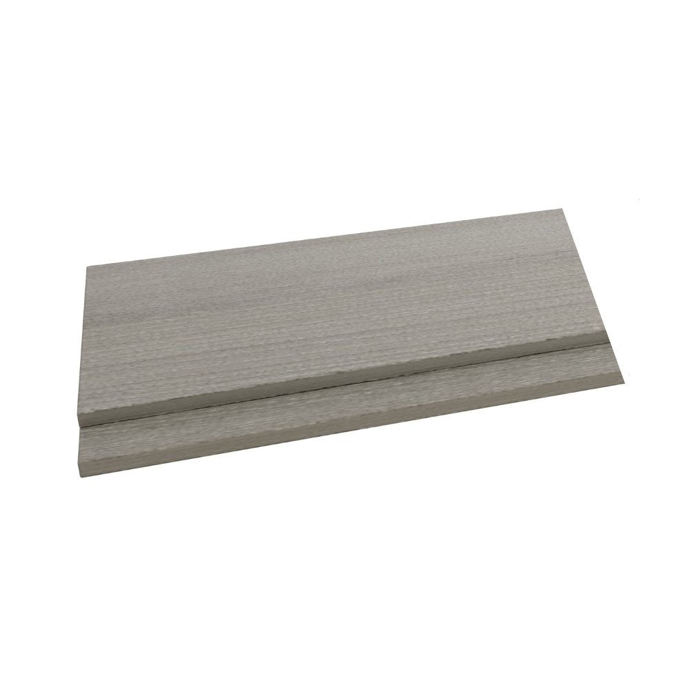 Purity 700mm 2 Piece End Panel Silver Oak