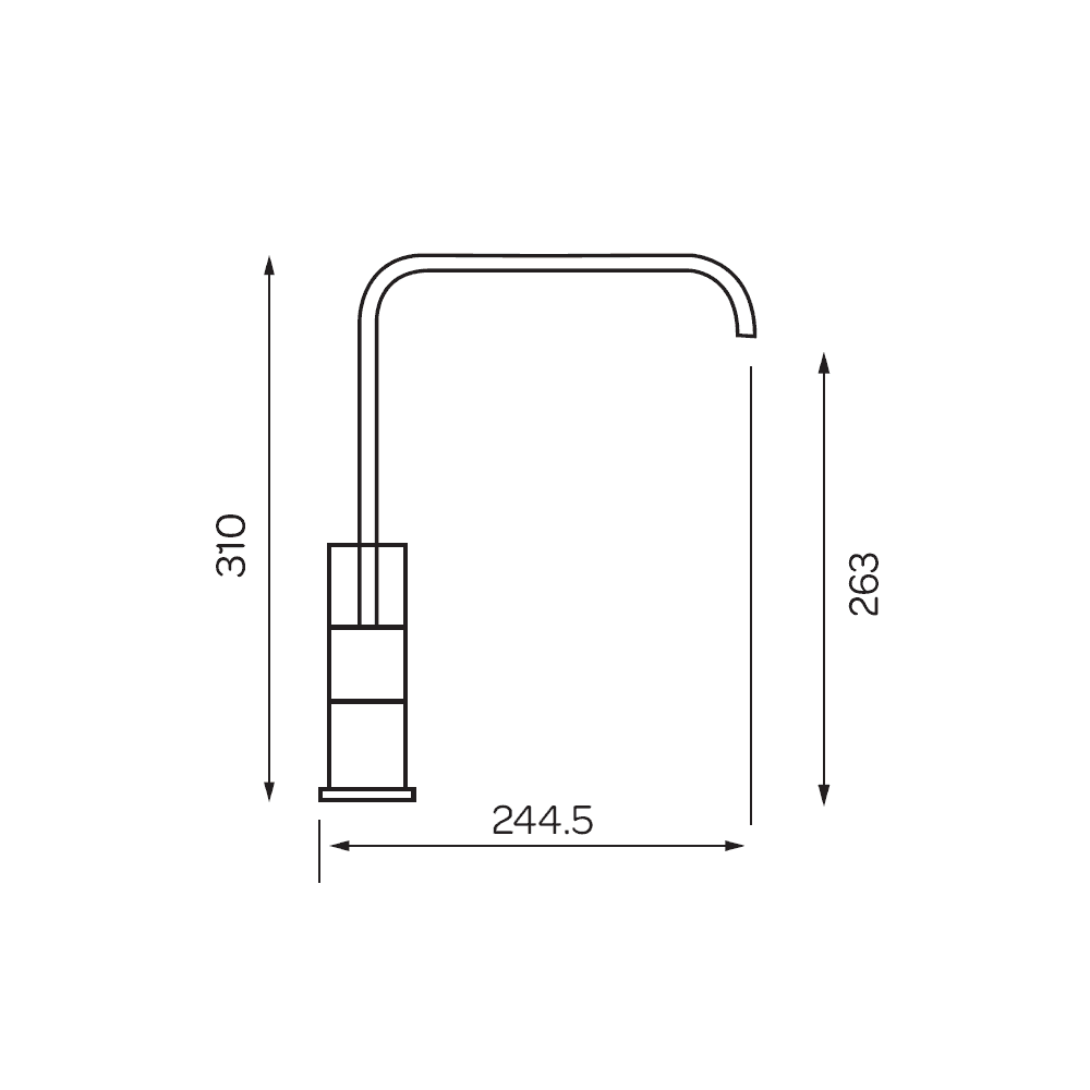 MONO SINK MIXER