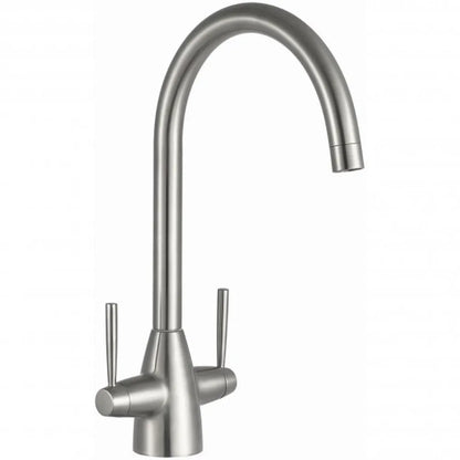 MONO SINK MIXER BRUSHED STEEL