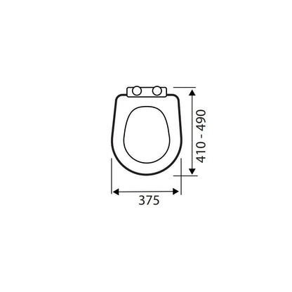 Asiento UNI 2 Premium con Cierre Suave (UF)