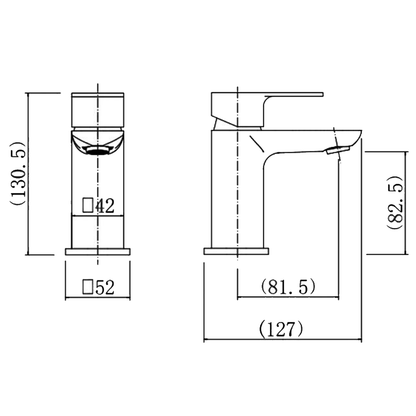 Mitigeur Lavabo Visage Mono