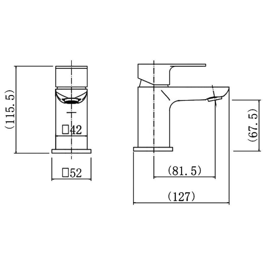 Visage Mini Mono Basin Mixer