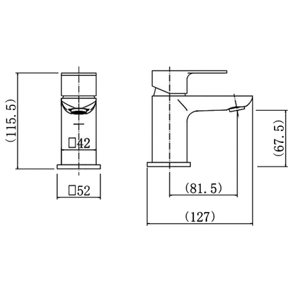 Visage Mini Mono Basin Mixer