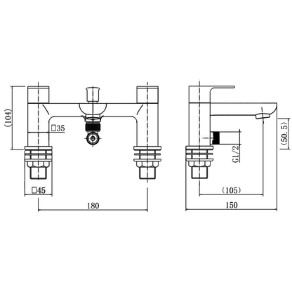 Visage Bath Shower Mixer