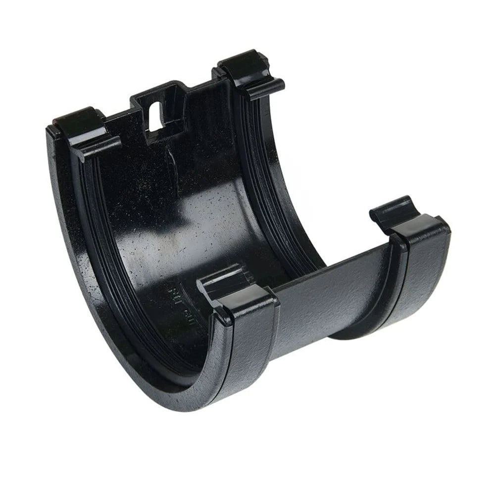 Pipelife Mini Flow Gutter Union Bracket Black