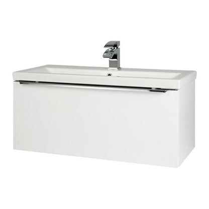 Kore Wall Hung 800mm Drawer Unit Gloss White