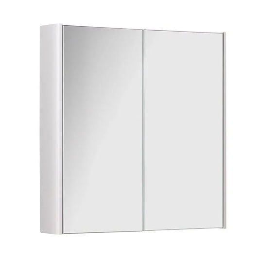 Options 24 Mirror Cabinet 600mm White Gloss