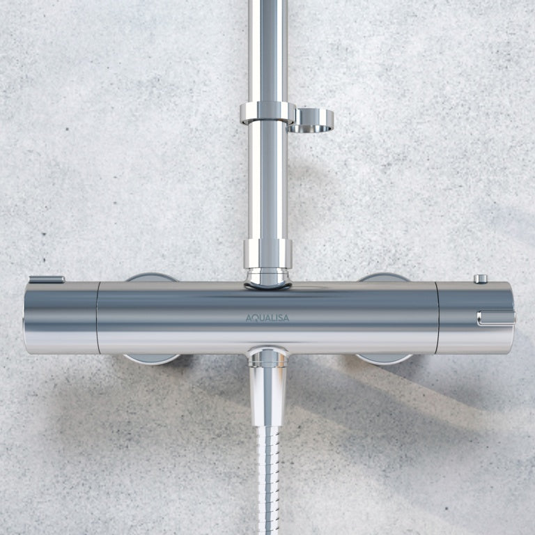 Aqualisa Round Bar Valve Dual Mixer Shower