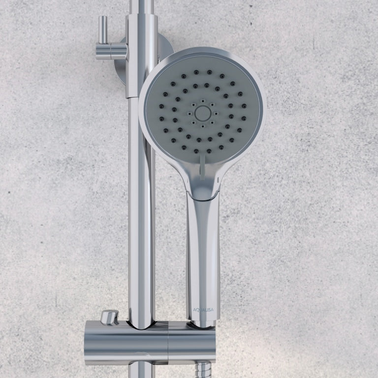 Aqualisa Round Bar Valve Dual Mixer Shower