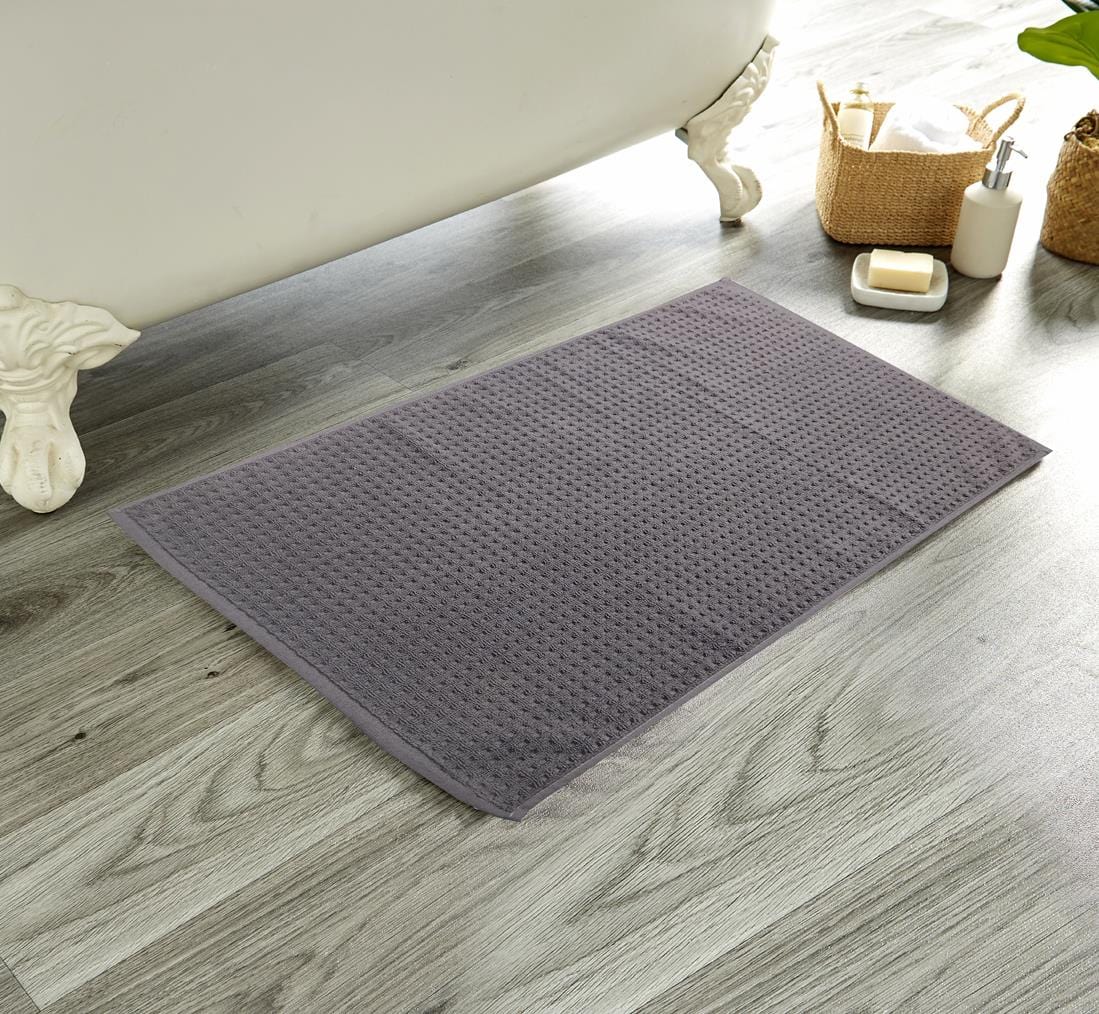 Luxe Ultra-Soft Deep Cotton Pile Bathmats Handcrafted Eco-Friendly Absorbent Quick-Drying Premium Cotton Rug for Bathroom Decor by OLIVIA ROCCO