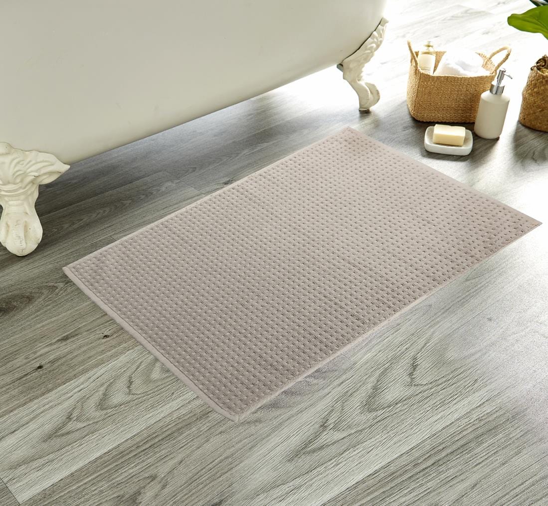 Luxe Ultra-Soft Deep Cotton Pile Bathmats Handcrafted Eco-Friendly Absorbent Quick-Drying Premium Cotton Rug for Bathroom Decor by OLIVIA ROCCO