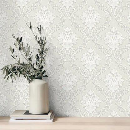 Fine Decor Vymura Florentine Damask Wallpaper