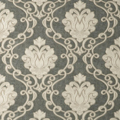 Fine Decor Vymura Florentine Damask Gunmetal Wallpaper (M95660)