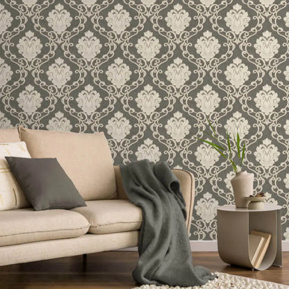 Fine Decor Vymura Florentine Damask Wallpaper