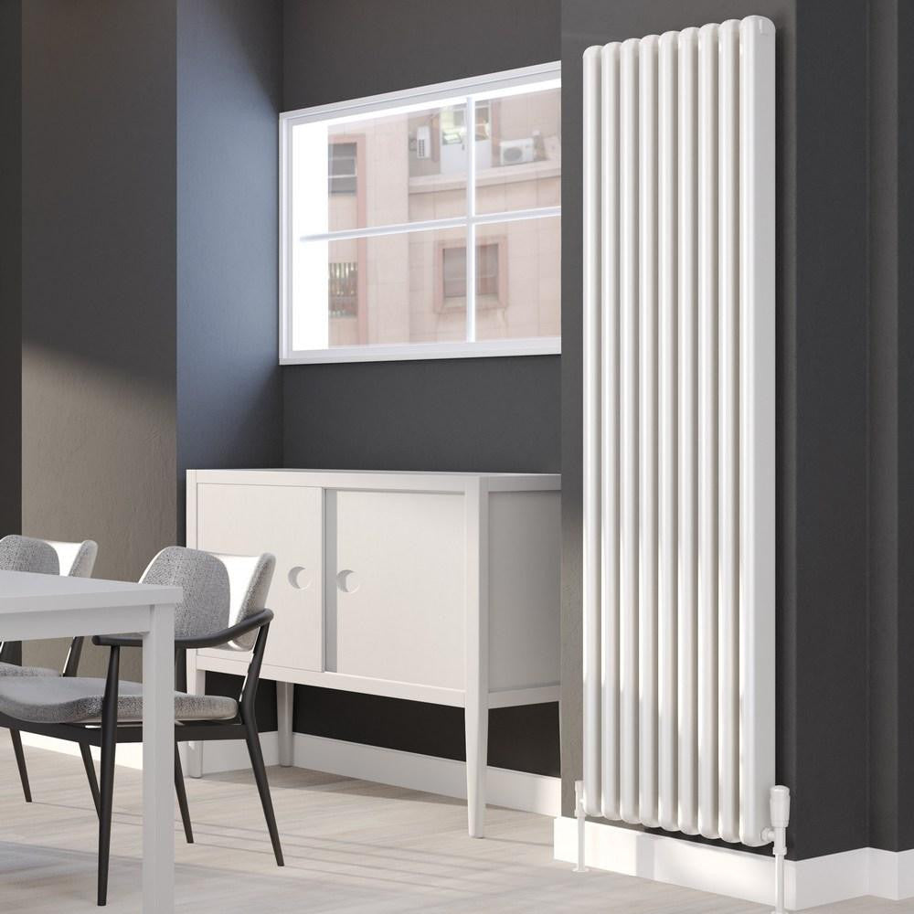 Calgary Vertical Radiator White 1800mm X 400mm