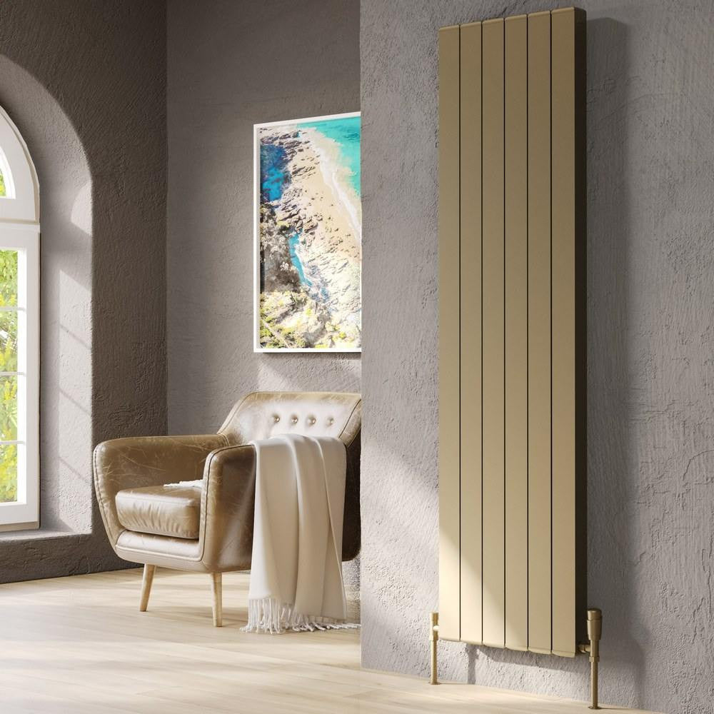 Edmonton 1775 x 316mm Bronze Vertical Radiator