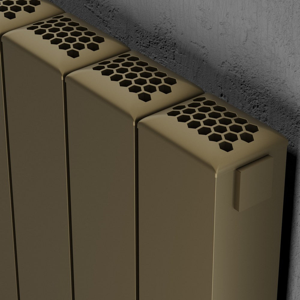 Edmonton 1775 x 316mm Bronze Vertical Radiator