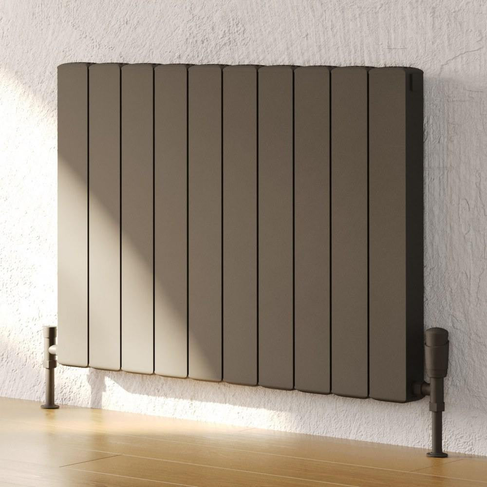 Edmonton 575mm x 1276mm  Grey Horizontal Radiator